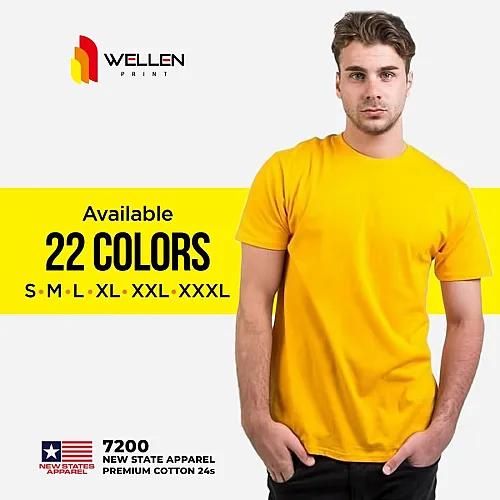 T-Shirt Lengan Pendek Premium Cotton 24s