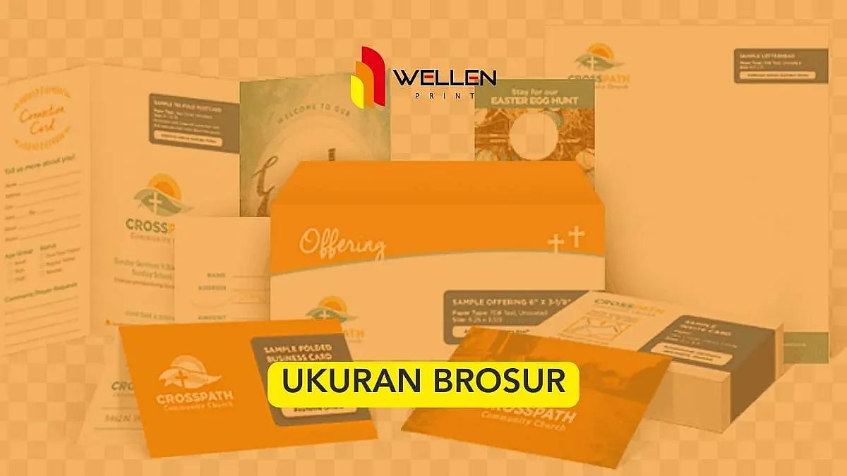 ukuran brosur