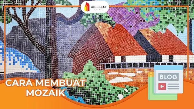 cara membuat mozaik